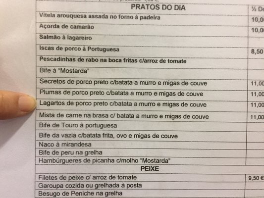 Menu photo 3 Popular do Capelo Lisbon, 11