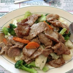 Johnny's Restaurant - Beef stir fry