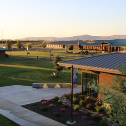 Heritage University - Looking east towards Martha B. Yallup Health Sciences Building and Arts & Science Center