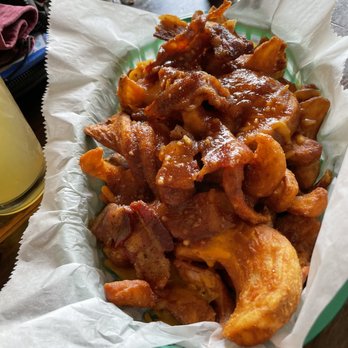 Pint and Barrel Drafthouse - Bacon bbq cheese fries - Gastropubs Near Me - Palestine, Texas