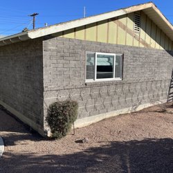 AZ Sandblasting - This is the finished house that has been Sandblasted it was a dark green
