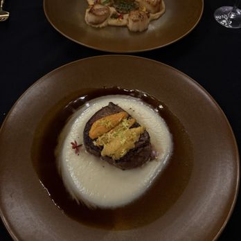 Lira - Filet with miso mash - New American Near Me - Campbell, California Lira - Filet with miso mash - New American Near Me - Campbell, California