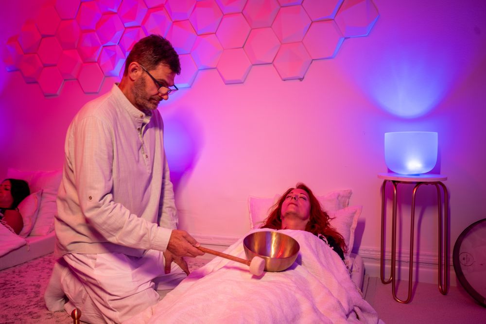 Saints and Angels Healing Through Sound Logo