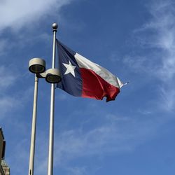 San Antonio River Walk - The Texas flag