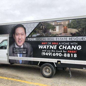 Wayne Chang - Realty One Group - Wayne's moving truck available for all clients and charities - Real Estate Agents Near Me - Laguna Niguel, California Wayne Chang - Realty One Group - Wayne's moving truck available for all clients and charities - Real Estate Agents Near Me - Laguna Niguel, California