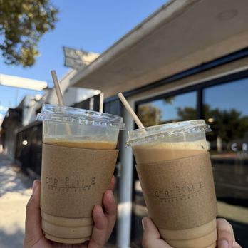 Creme Coffee Shop - Iced White Chocolate Latte - Coffee & Tea Near Me - Pomona, California Creme Coffee Shop - Iced White Chocolate Latte - Coffee & Tea Near Me - Pomona, California
