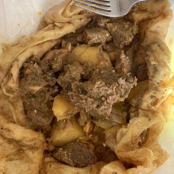 Cynthia's Caribbean Bakery - Curry beef roti - Bakeries Near Me - Irvington, New Jersey