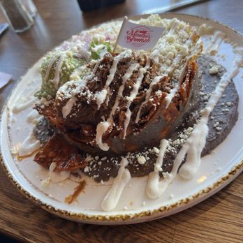 Madres Brunch - Red chilaquiles with birria - Breakfast & Brunch Near Me - Long Beach, California