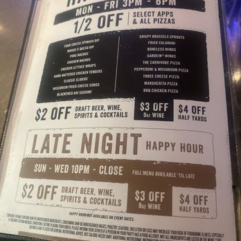 Yard House - Happy Hour Selection as of June 2024 - New American Near Me - Sacramento, California Yard House - Happy Hour Selection as of June 2024 - New American Near Me - Sacramento, California