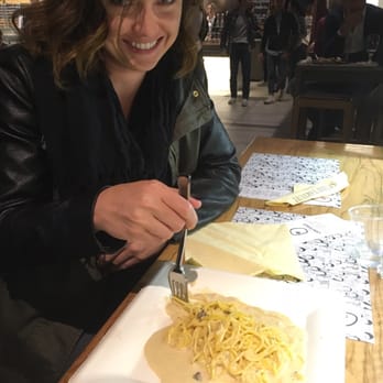 Mercato Centrale - Pasta with Parmesan truffled cream. Wow! - Food Court Near Me - Florence, FI