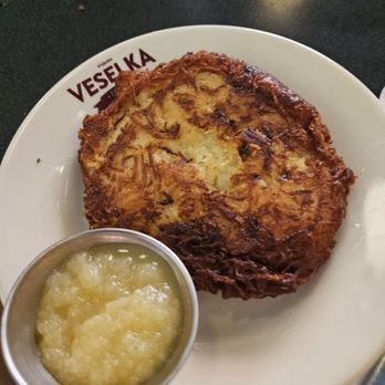 Veselka - Single Potato Pancake - Ukrainian Near Me - New York, New York