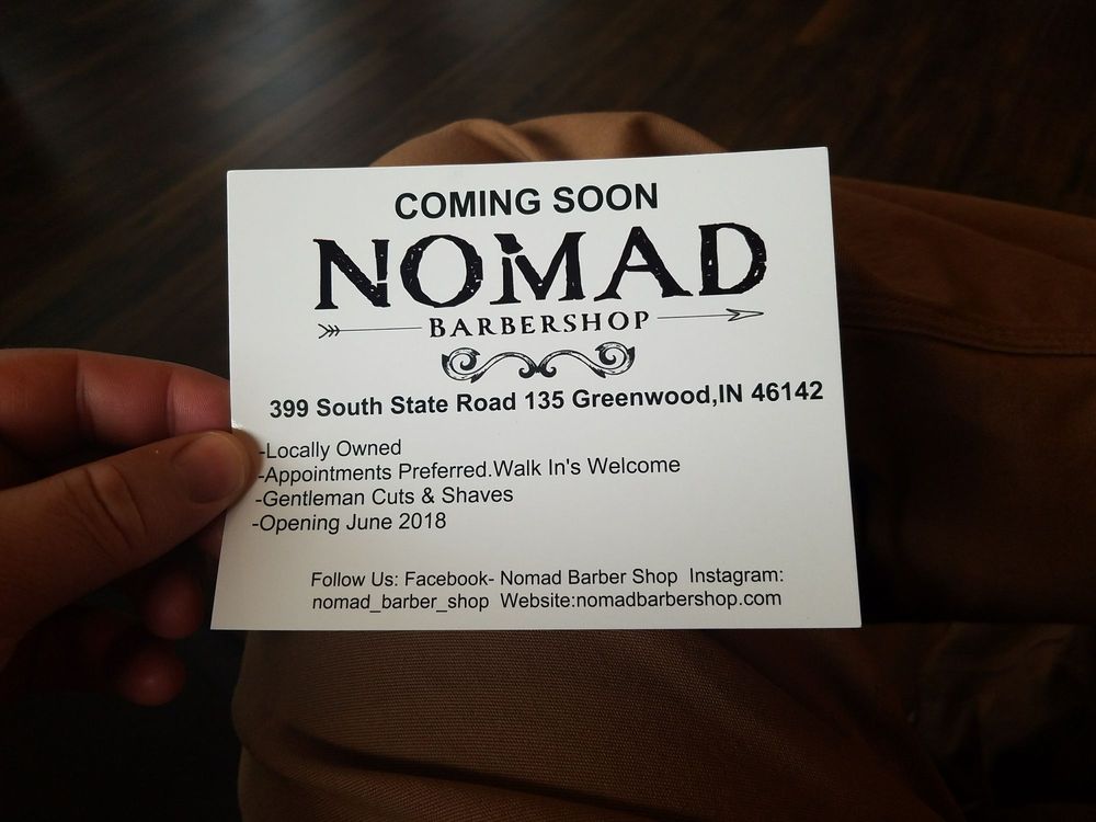 NOMAD 16 Reviews Barbers 399 S State Rd 135, Greenwood