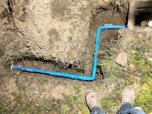 Water Main Replacement - A water main is a primary underground pipe in a municipal water distribution system. It is a major artery that supplies water to smaller pipes on the way to homes and businesses.
