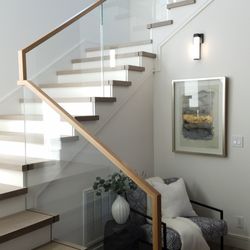 JT Stair - Menlo Park glass railing