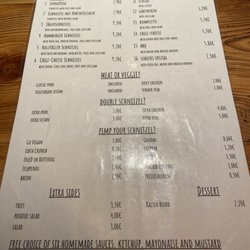 Scheers Schnitzel - Menu 5/2023
