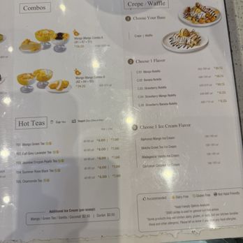 Mango Mango Dessert - Menu - Juice Bars & Smoothies Near Me - Honolulu, Hawaii