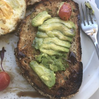 Beach Plum Kitchen - How is this enough avocado for avocado toast? - New American Near Me - Carlsbad, California Beach Plum Kitchen - How is this enough avocado for avocado toast? - New American Near Me - Carlsbad, California