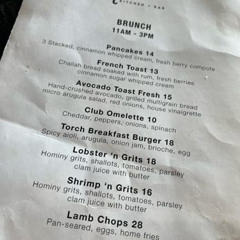 Torch - Brunch menu - New American Near Me - Midlothian, Virginia Torch - Brunch menu - New American Near Me - Midlothian, Virginia