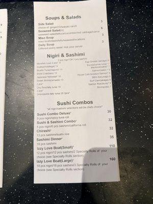 Menu photo 1 Izzy Pub & Sushi Tallahassee, FL Menu photo 1 Izzy Pub & Sushi Tallahassee, FL