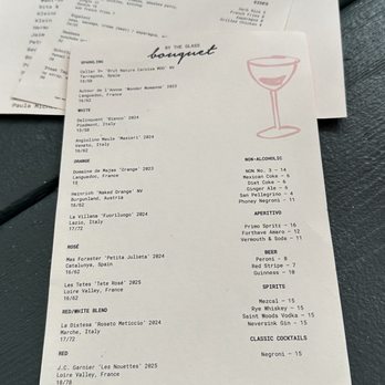 Bouquet - Menu - American Near Me - Brooklyn, New York