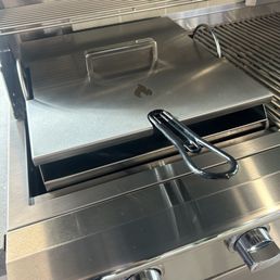Our new grill island