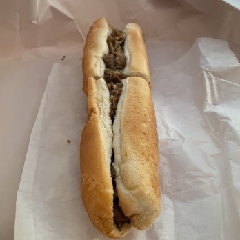 Lefty's Cheesesteaks - Lefty's Cheesesteak in a hot dog bun - Cheesesteaks Near Me - Detroit, Michigan Lefty's Cheesesteaks - Lefty's Cheesesteak in a hot dog bun - Cheesesteaks Near Me - Detroit, Michigan