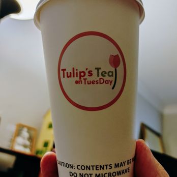 Tulip's Tea on Tuesday - Tulip's Tea on TuesDay cup with logo - Coffee & Tea Near Me - Chicago, Illinois Tulip's Tea on Tuesday - Tulip's Tea on TuesDay cup with logo - Coffee & Tea Near Me - Chicago, Illinois