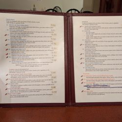Menu at Rearn Thai, Clayton