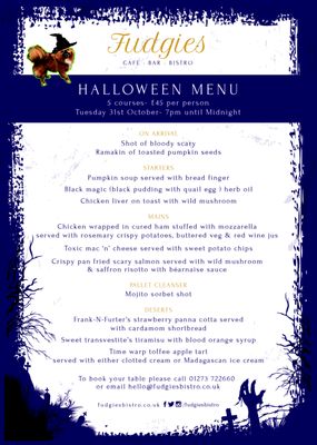 Menu photo 1 Fudgie's Bistro Hove, BNH Menu photo 1 Fudgie's Bistro Hove, BNH