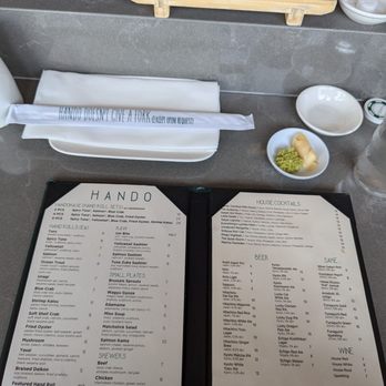 Hando - Menu - Sushi Bars Near Me - Houston, Texas Hando - Menu - Sushi Bars Near Me - Houston, Texas