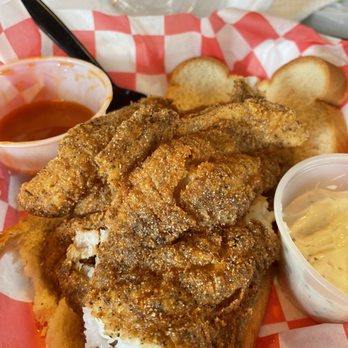 The Pit Stop - Catfish Combo - Barbeque Near Me - Sterling, Virginia The Pit Stop - Catfish Combo - Barbeque Near Me - Sterling, Virginia