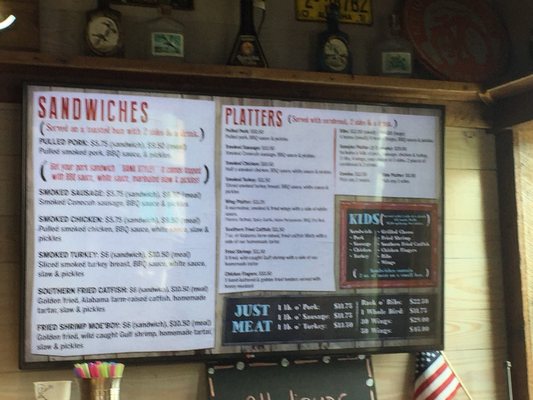 Menu photo 4 Moe's Original Bar B Que Foley, AL
