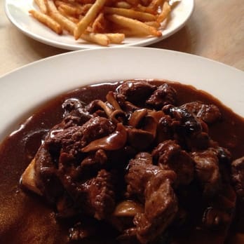 Double Eagle Restaurant - Beer Braised Beef Carbonnade with a side of fries - Mexican Near Me - Mesilla, New Mexico