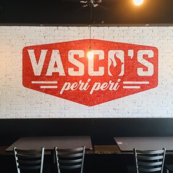 Vasco's Peri Peri - Big sign inside - Portuguese Near Me - Schaumburg, Illinois Vasco's Peri Peri - Big sign inside - Portuguese Near Me - Schaumburg, Illinois