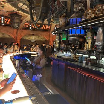 Star Wars: Galaxy's Edge - View from sitting at the bar - Amusement Parks Near Me - Anaheim, California