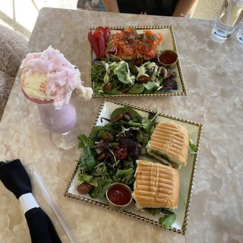 N Cafe - salmon toast n caprise sandwich - Breakfast & Brunch Near Me - Glendale, California