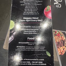 HH menu HH menu