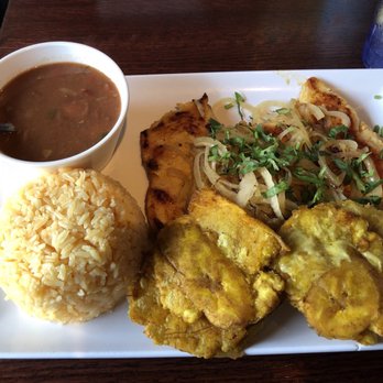 Pio Pio - Grilled Chicken with Rice, Beans, and Tostones - Colombian Near Me - Charlotte, North Carolina