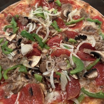 Pizza 'n Pasta - Pizza and pasta special pie (everything on it) - Pizza Near Me - Manville, New Jersey