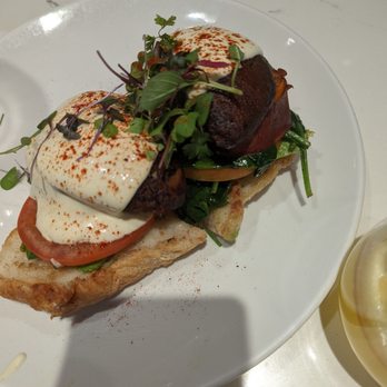 Sibling by Pushkin’s - Portabello Benedict - New American Near Me - Sacramento, California Sibling by Pushkin’s - Portabello Benedict - New American Near Me - Sacramento, California