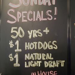 Ravenna Pub - Senior Sunday Special
