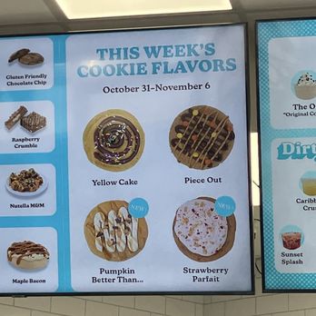 Dirty Dough Cookies - Weekly flavors Oct 31 - Nov 6, 2025 - Desserts Near Me - Modesto, California