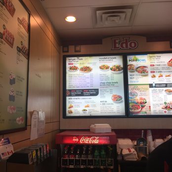 Edo Japan - the menu of a fast food restaurant - Fast Food Near Me - Calgary, Alberta Edo Japan - the menu of a fast food restaurant - Fast Food Near Me - Calgary, Alberta