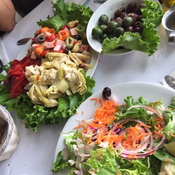 Cafe Citti - Three different cold salads which were pickled artichoke, roasted red peppers and tortellini salad with ham. - Italian Near Me - Santa Rosa, California Cafe Citti - Three different cold salads which were pickled artichoke, roasted red peppers and tortellini salad with ham. - Italian Near Me - Santa Rosa, California