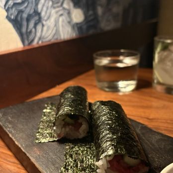 Uchiko Houston - maguro hand roll - Sushi Bars Near Me - Houston, Texas Uchiko Houston - maguro hand roll - Sushi Bars Near Me - Houston, Texas