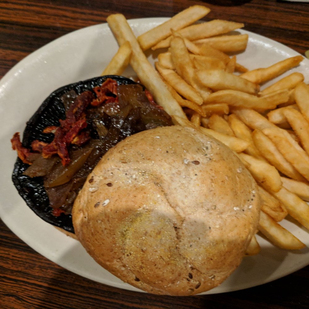 Union Jack Pub - Portabella burger - Pizza Near Me - Indianapolis, Indiana Union Jack Pub - Portabella burger - Pizza Near Me - Indianapolis, Indiana