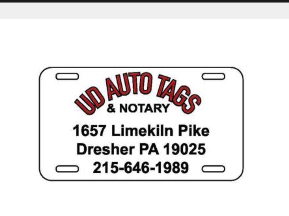 UPPER DUBLIN AUTO TAGS & NOTARY Updated August 2024 1657 Limekiln