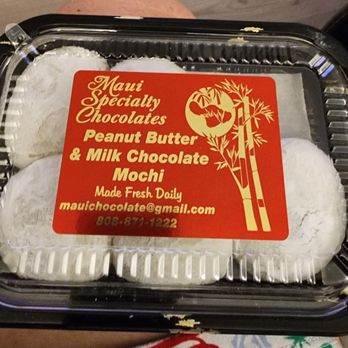 Maui Specialty Chocolates - Peanut butter mochi - Desserts Near Me - Kahului, Hawaii Maui Specialty Chocolates - Peanut butter mochi - Desserts Near Me - Kahului, Hawaii