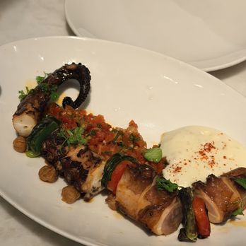 Wally's Santa Monica - Octopus Salad - New American Near Me - Santa Monica, California Wally's Santa Monica - Octopus Salad - New American Near Me - Santa Monica, California