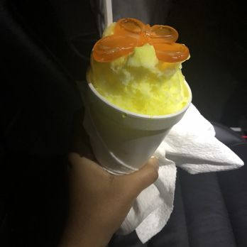 Pelican's Snoballs - The pineapple cream with butterfly - Shaved Ice Near Me - Clovis, California Pelican's Snoballs - The pineapple cream with butterfly - Shaved Ice Near Me - Clovis, California
